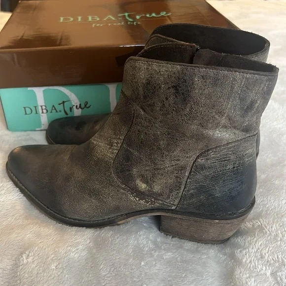 Diba True Bootie, Cool Wind, color Charcoal Vintleat - Picture 3 of 8